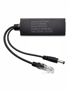 POE сплиттер для видеонаблюдения 48В на 12В Орбита OT-VNP28